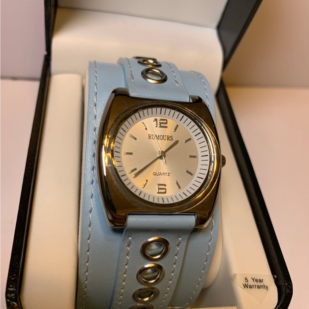 Rumours Silver and Blue Watch